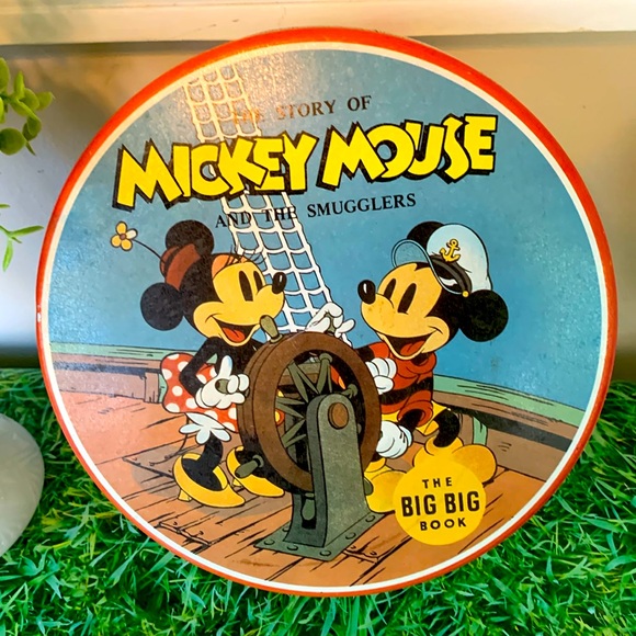 Adorable Mickey and Minnie Mouse cookie tin, vintage condition - Picture 1 of 12